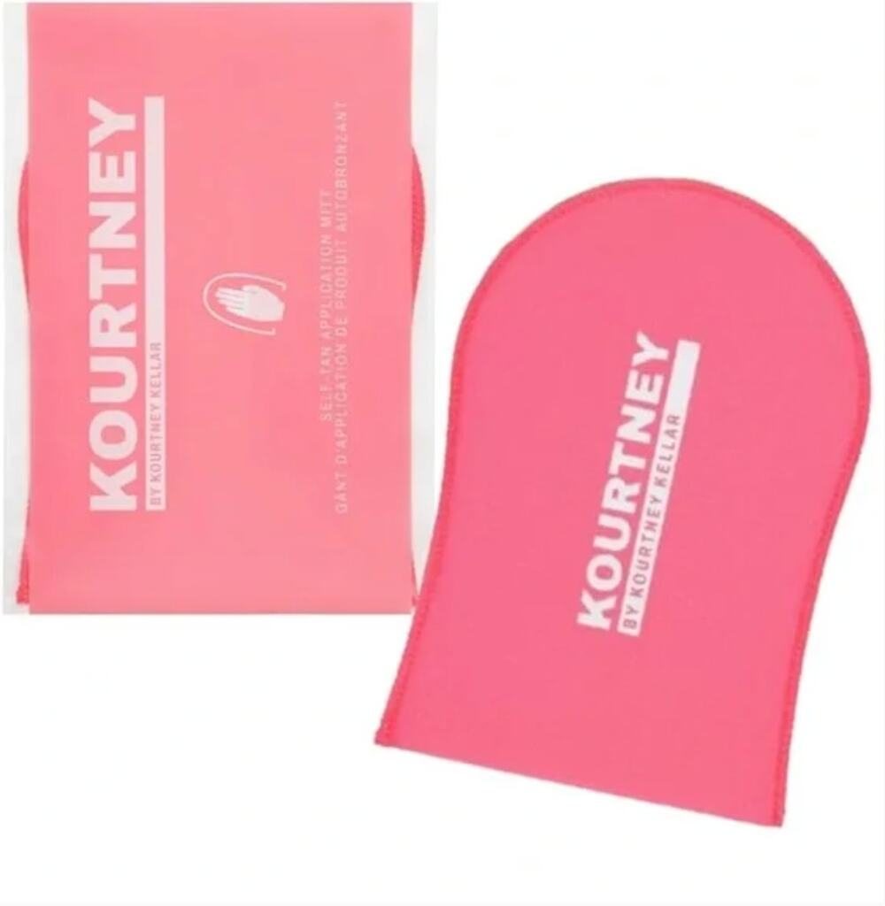 NEW KOURTNEY Kellar Self-Tan Application Mitt - Soft Velvet ONE MITT